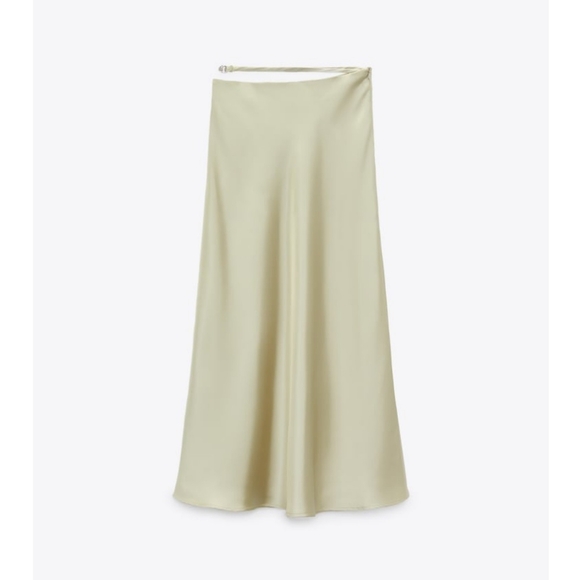 Zara satin finish midi skirt - Picture 14 of 17